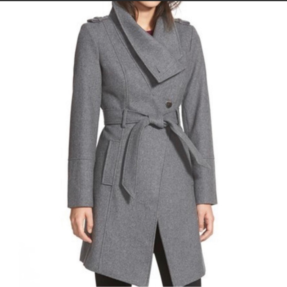 Guess Wool Double Breasted Pea Coat!